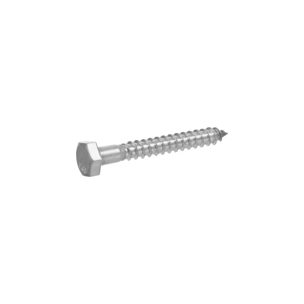 Hillman 5/16-18 x 2 1/2 Stainless Steel Hex Lag Screw 25pk