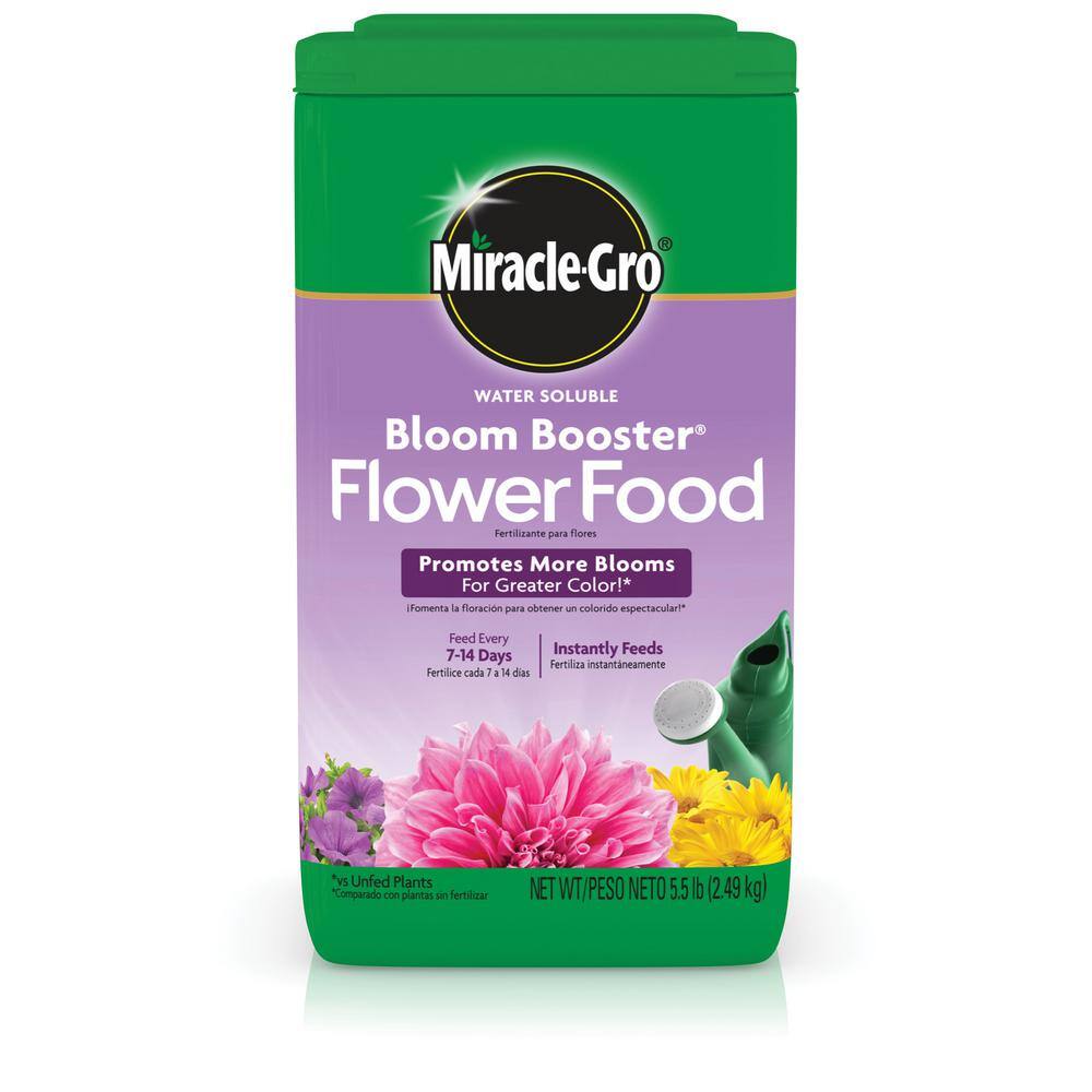 Miracle-Gro 5.5 lbs. Water Soluble Bloom Booster Flower Food 300981005