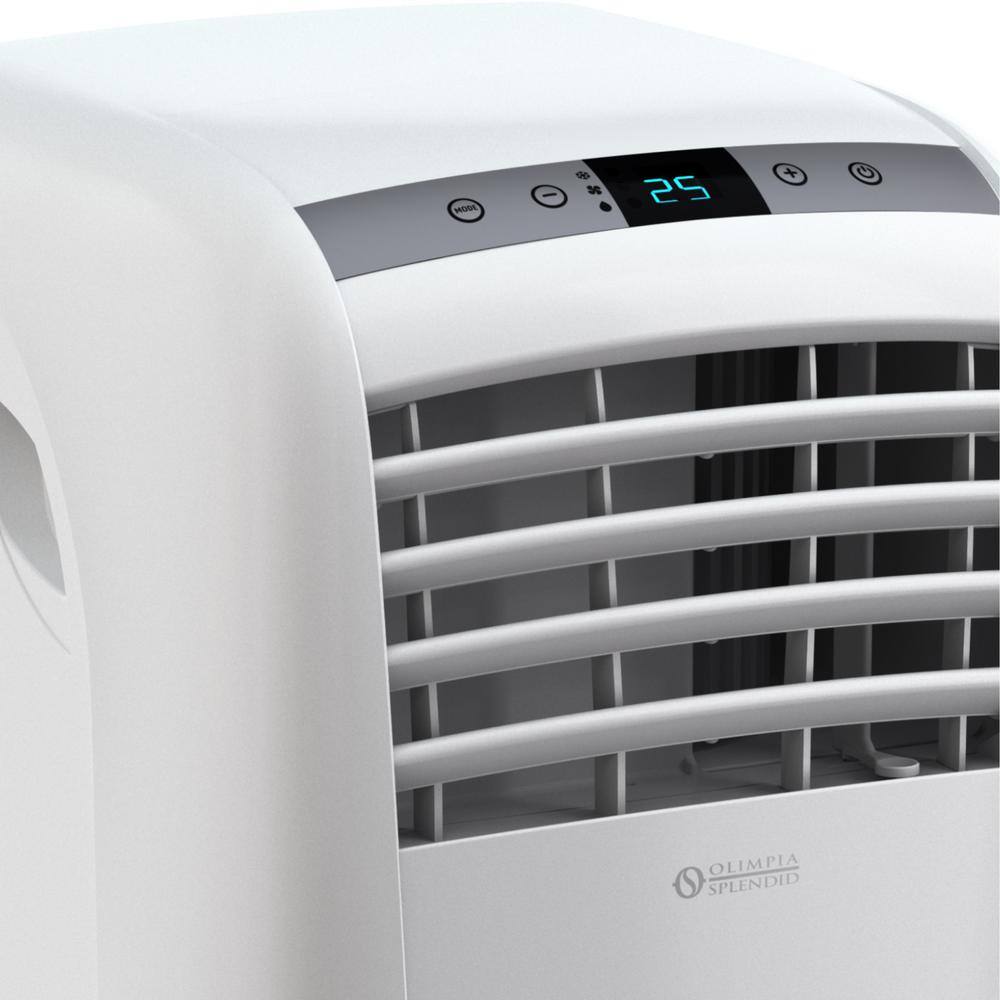 OLIMPIA SPLENDID 10000 BTU 350 sq. ft. Portable Compact Air Conditioner 3 in 1 (AC Fan Dehumidifier) with Remote in White 2150