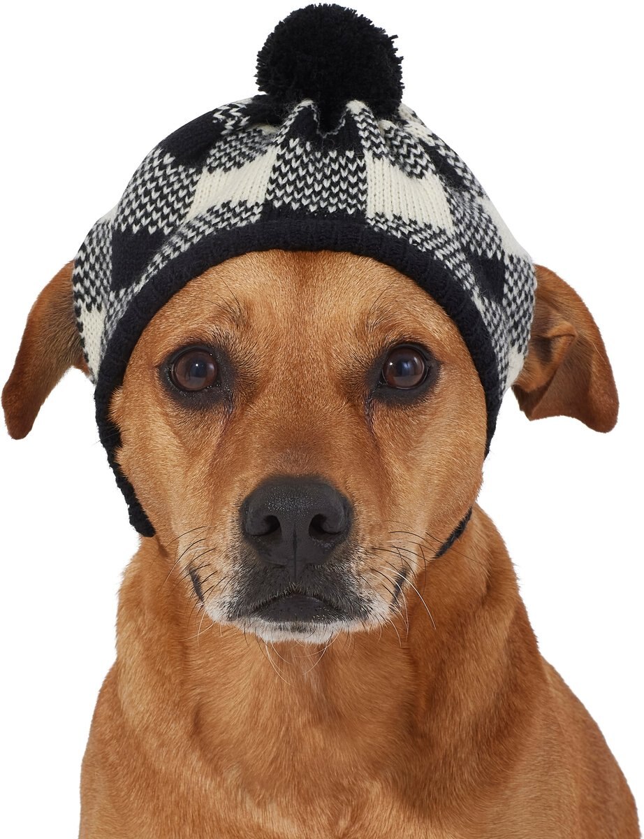 Frisco Plaid Dog and Cat Knitted Hat