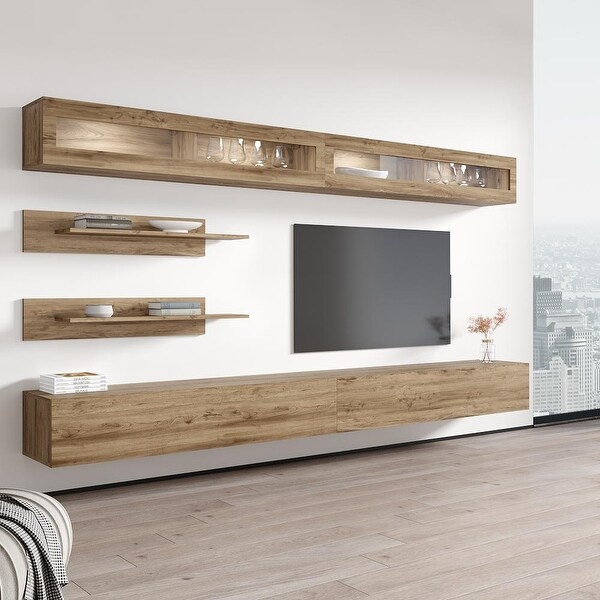 Fly I2 30TV Wall-mounted Floating Modern Entertainment Center