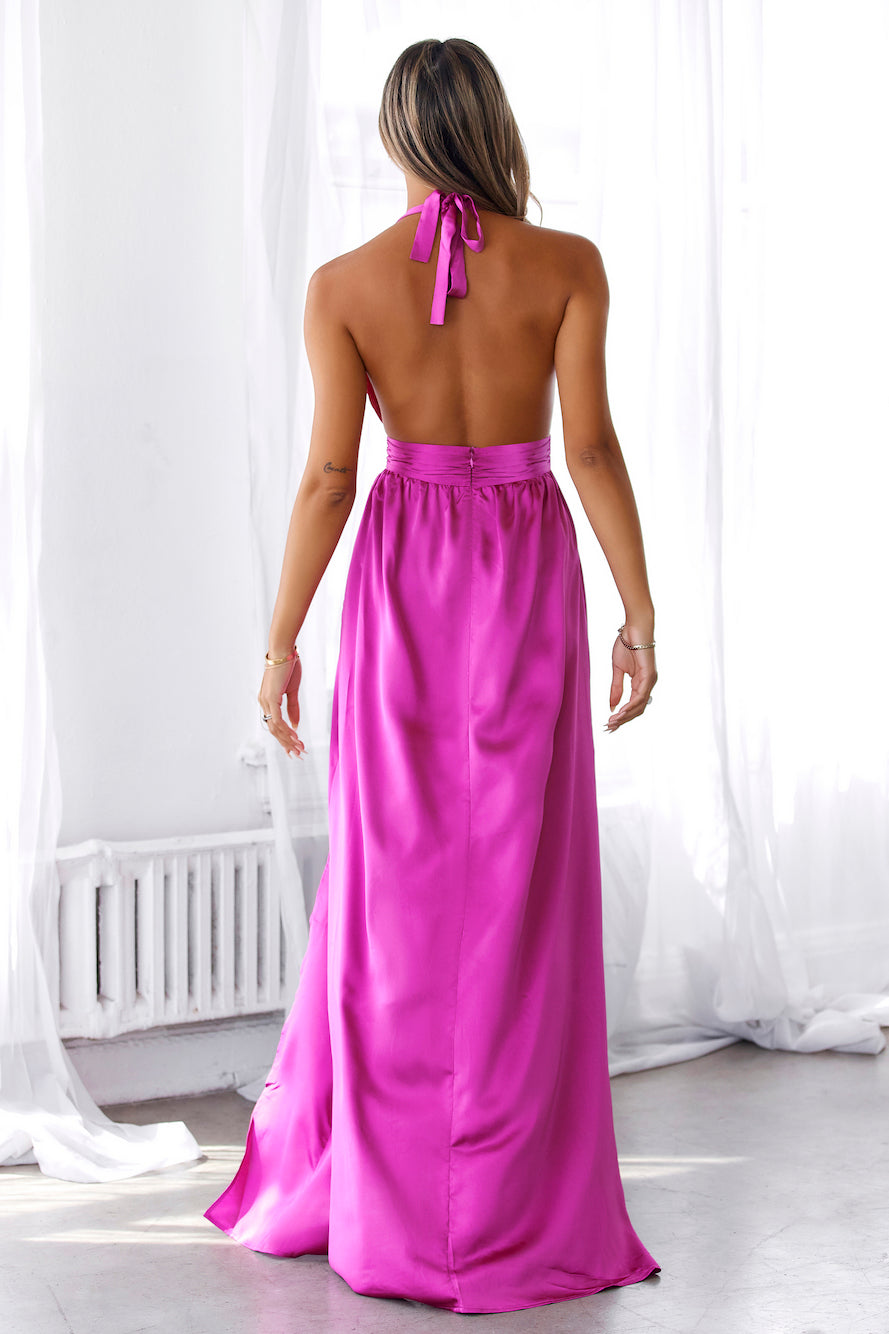 DEAR EMILIA Under My Spell Maxi Dress Orchid