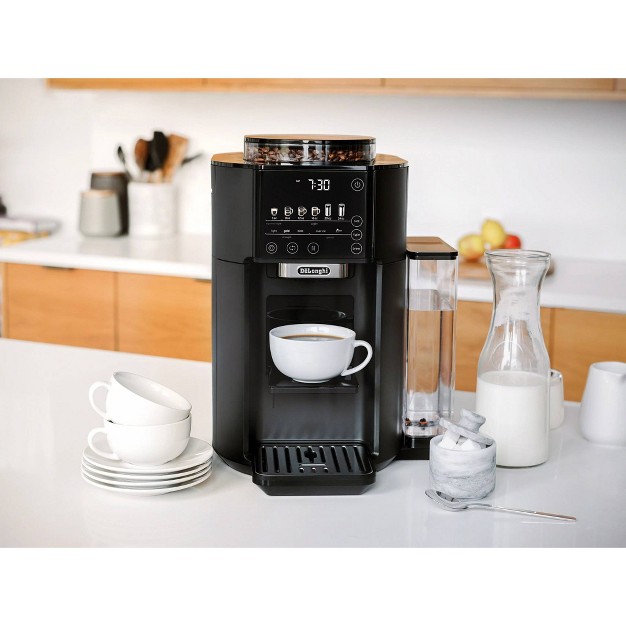 De x27 longhi Truebrew Automatic Coffee Maker With Bean Extract Technology Black Matte