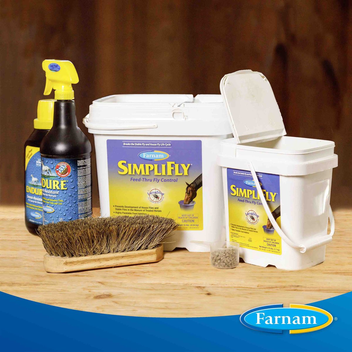 Farnam SimpliFly Feed-Thru Fly Control Pellets Horse Supplement