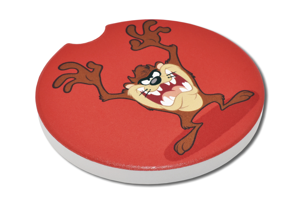 Looney Tunes Tasmanian Devil Car Coaster - 2 Pack