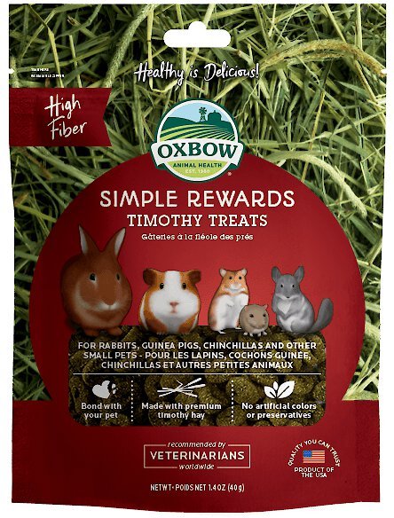 Oxbow Simple Rewards Timothy Small Animal Treats