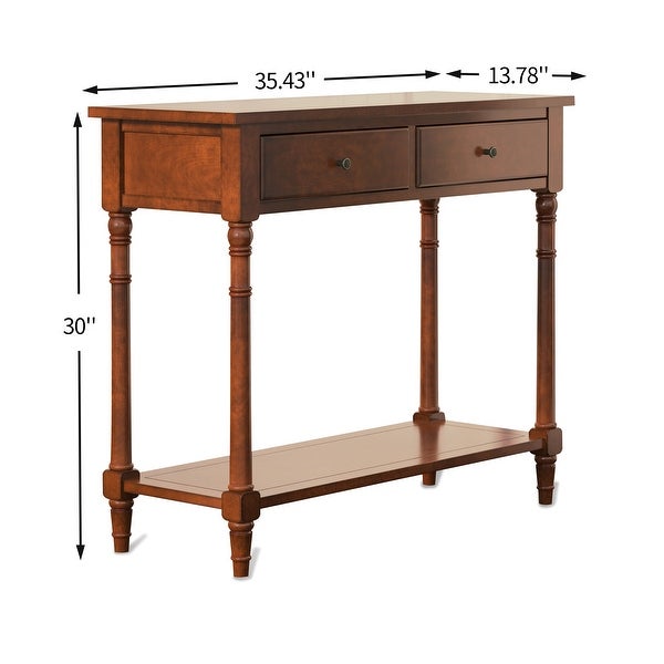 Ofir Console Table with 2 Drawers - 35.43