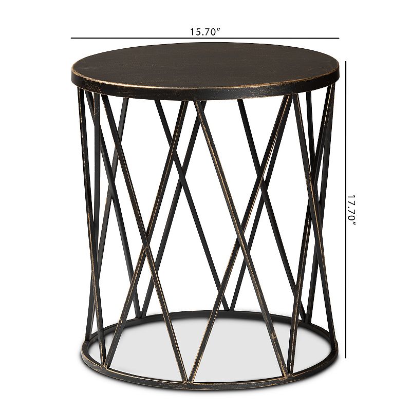 Baxton Studio Finnick End Table