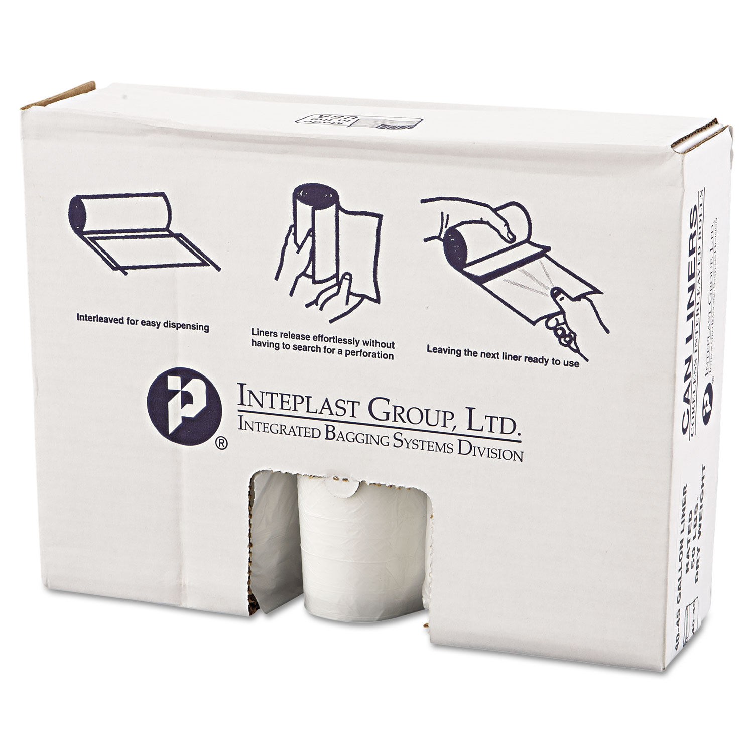 High-Density Commercial Can Liners Value Pack by Inteplast Group IBSVALH4048N14