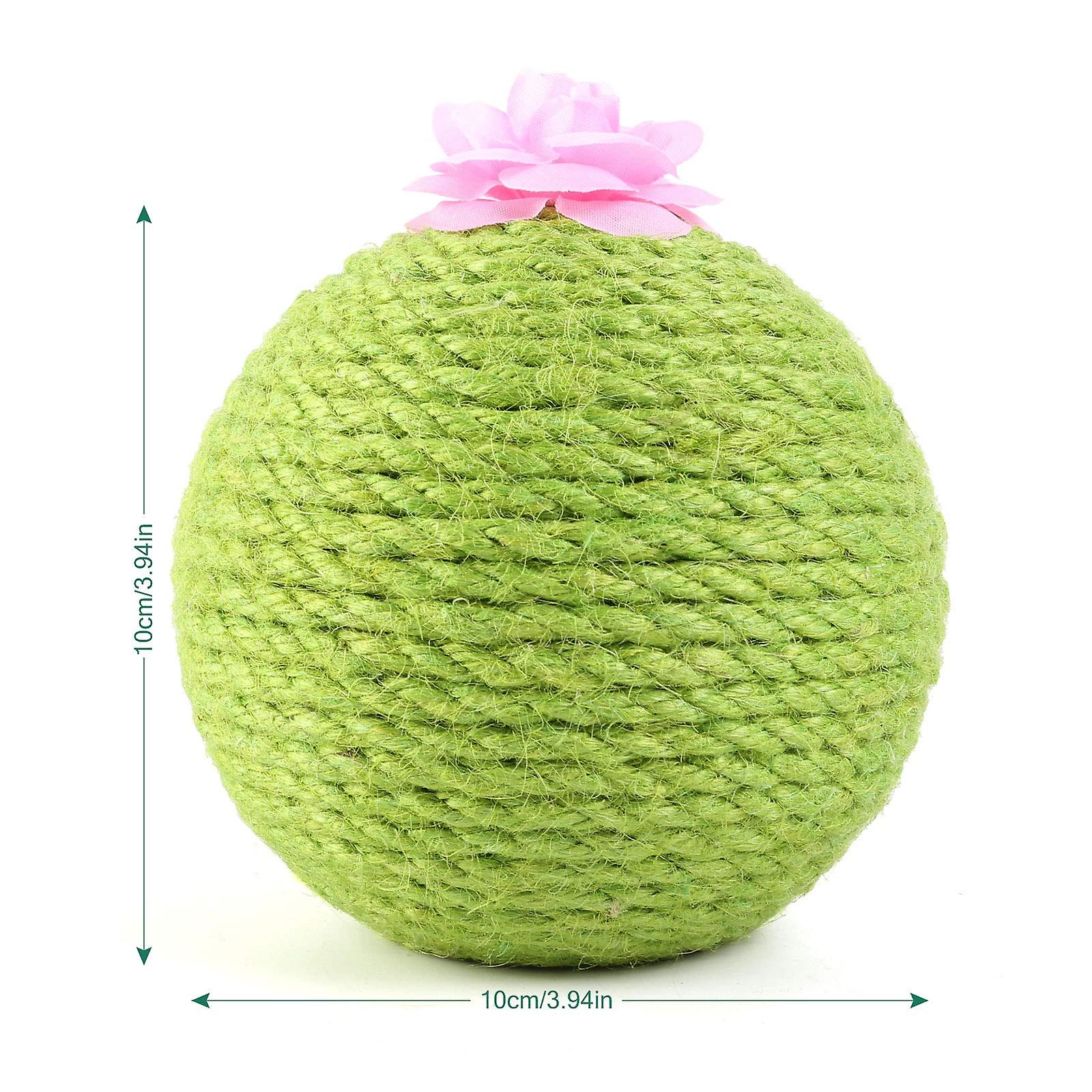 Tumbler Cactus Cat Toys Interactive Scratcher Sisal Ball Catnip Kitten Toys Scraper Tree Tower For Indoor Play Hunting Exercise