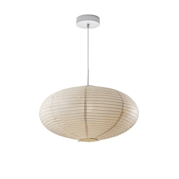 Alana Large Pendant White Adesso