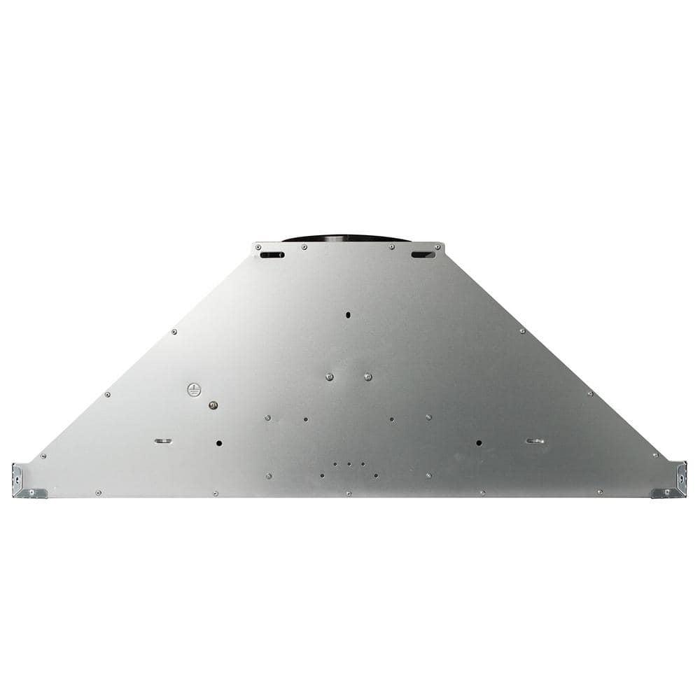 Cosmo 30 in Ductless Wall Mount Range Hood in Stainless Steel with LED Lighting and Carbon Filter Kit for Recirculating