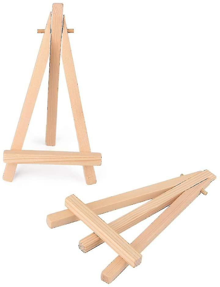 10 X Mini Easels，wooden Board Display，photo Memo Holder，place Card Holder