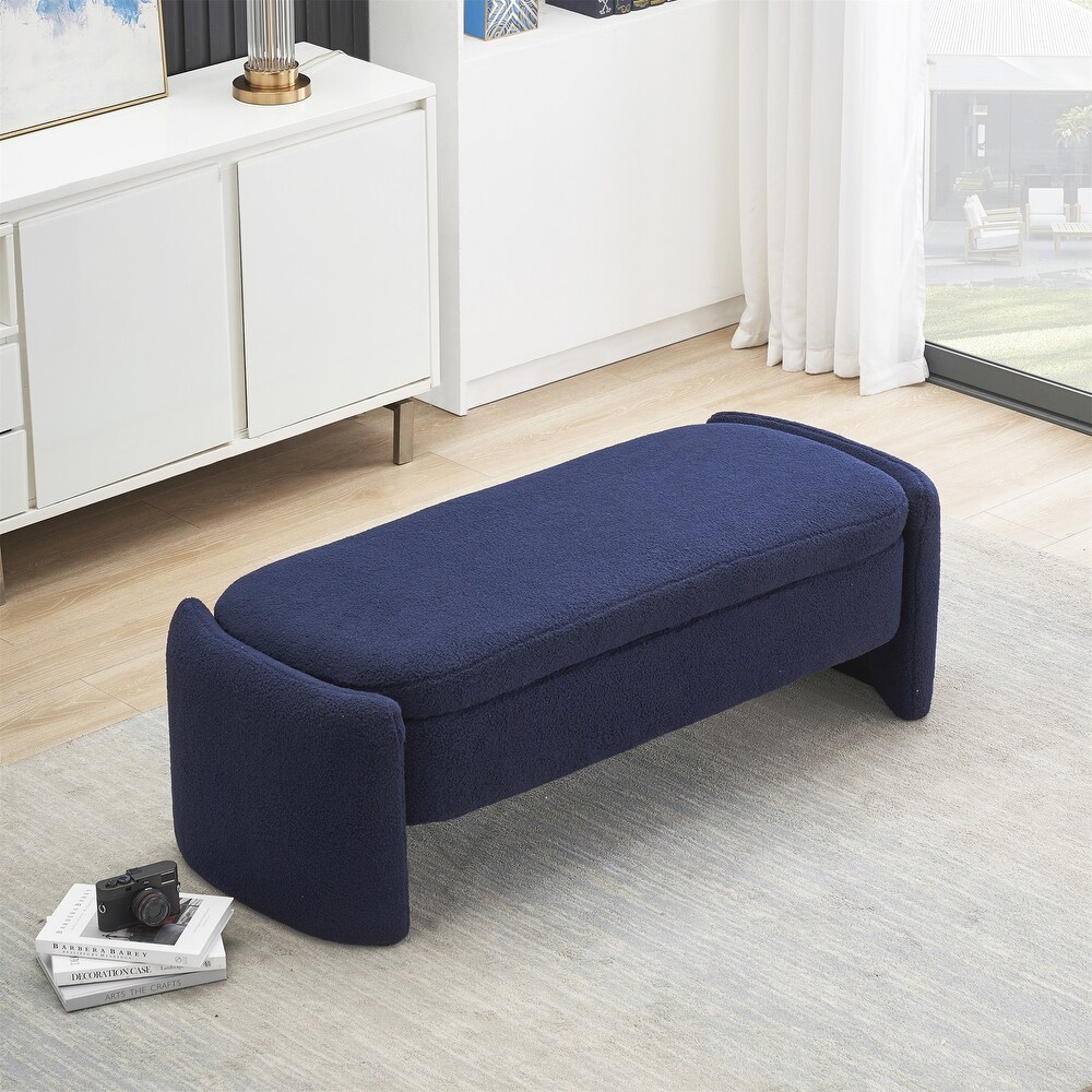 Footstool with Storage Function  Velvet Benches for Entrance Bedroom