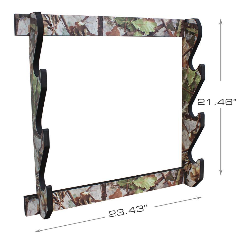 Rush Creek Creations Camo 3 Gun Wall Rack 38-4042