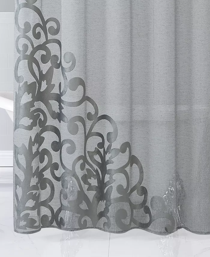 Dainty Home Natalie Shower Curtain 70 W x 72 L