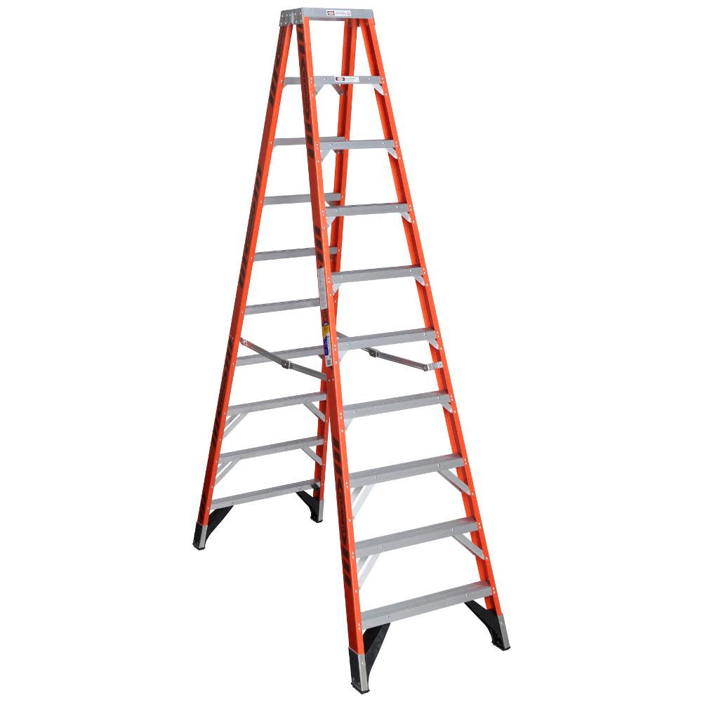 10 Ft. Type IAA Fiberglass Twin Ladder