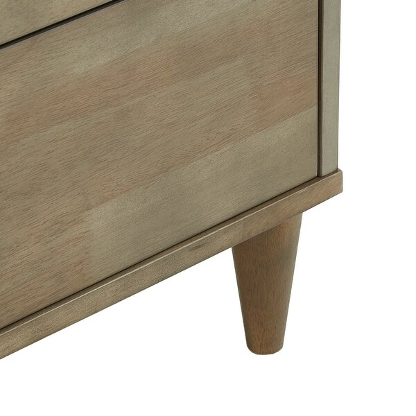 Fiandaca Light Charcoal Grey 2-Drawer Nightstand from iNSPIRE Q Modern - - 28964971