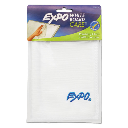 EXPO Microfiber Cleaning Cloth， 12 x 12， White (1752313)