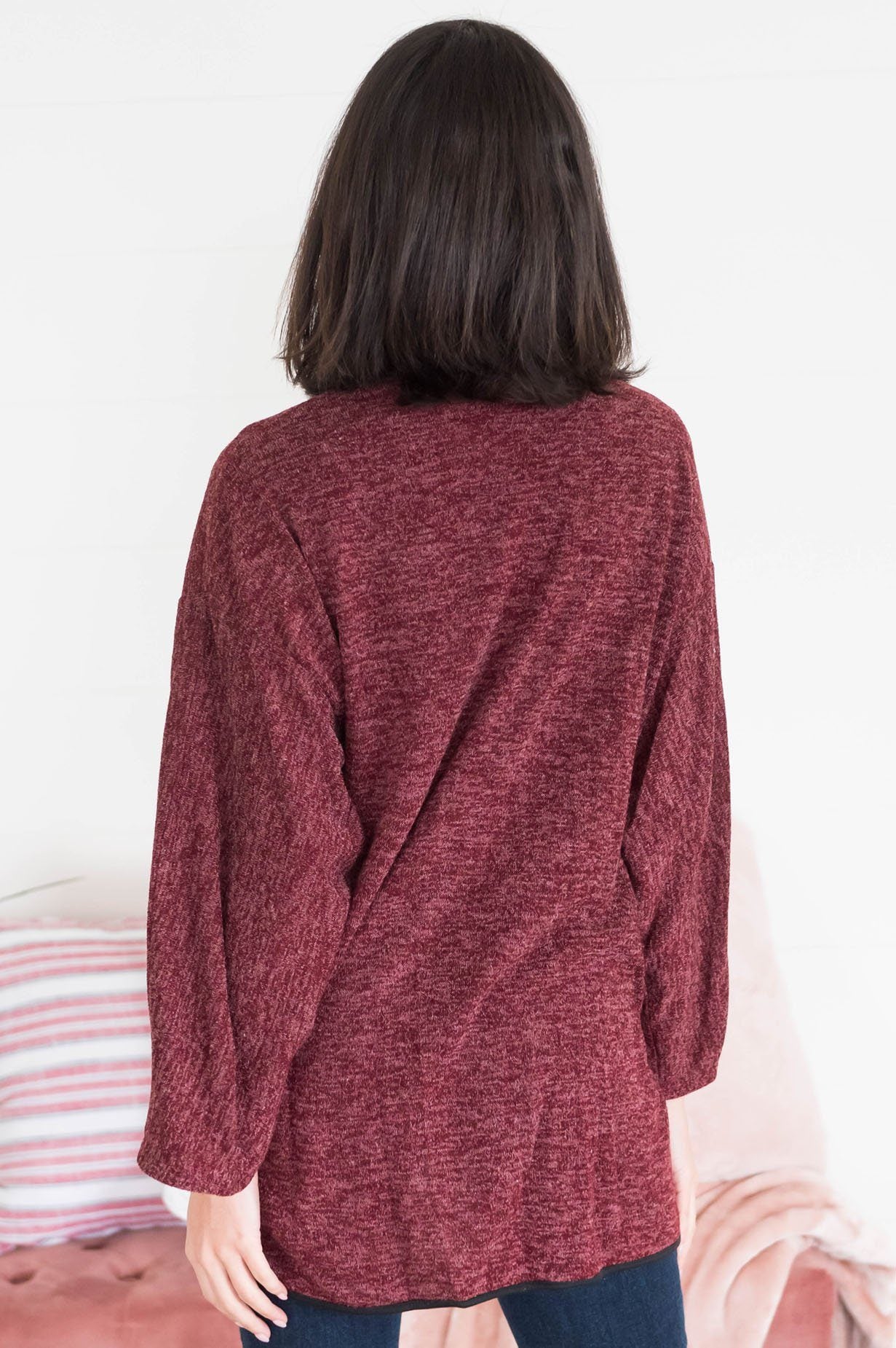 Winter Wishes Modest Cardigan