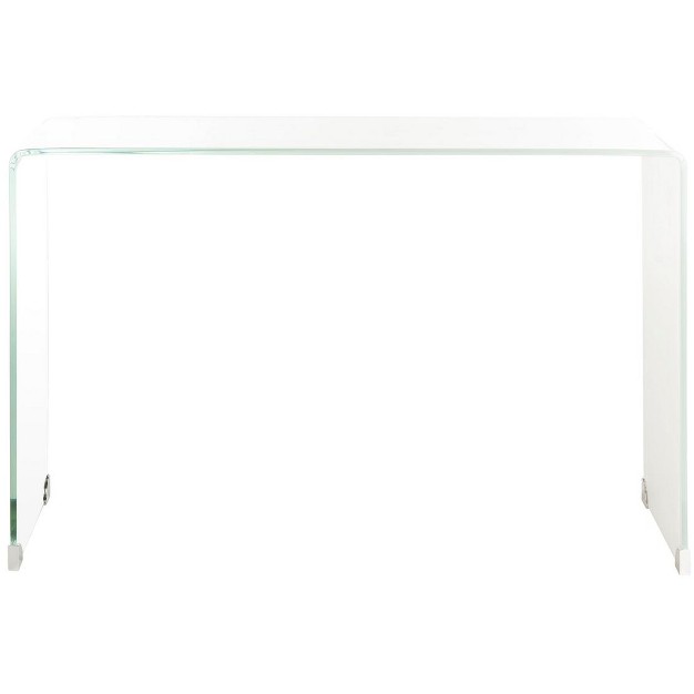 Crysta Ombre Glass Console Table Safavieh