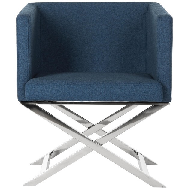 Celine Cross Leg Chair Safavieh