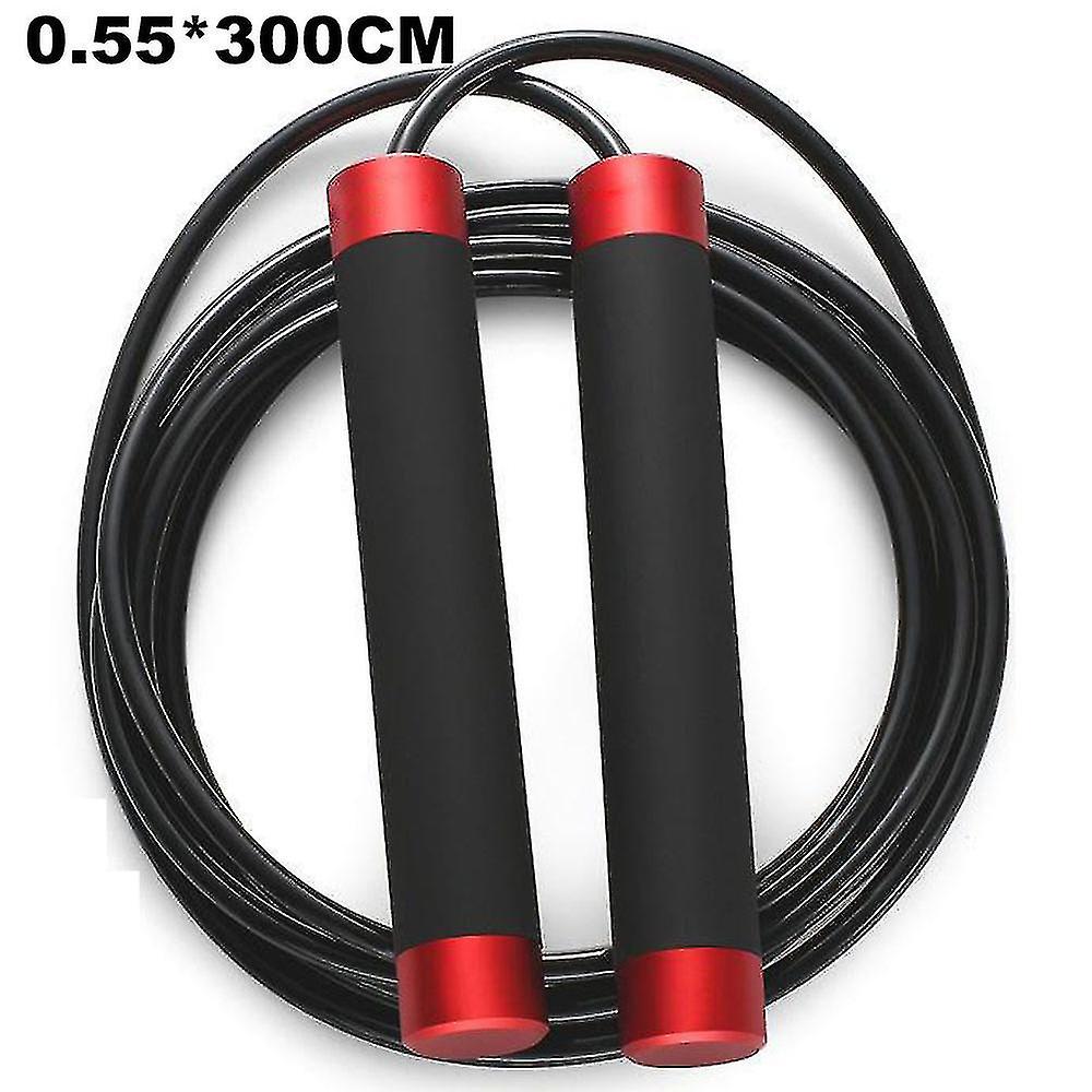 Weighted Jump Rope For Boxing， Cardio， Crossfit Workout， Adjustable Length Steel Ropes