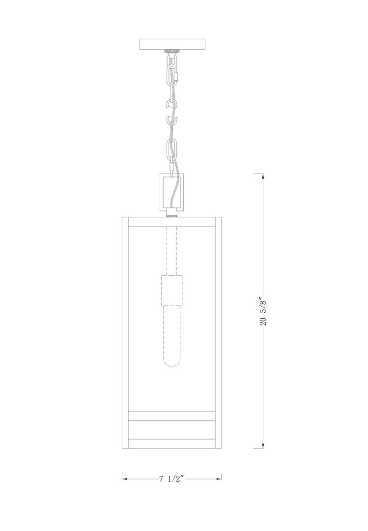 Z-Lite 596CHBBK