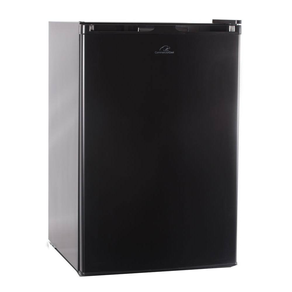 Commercial Cool 4.5 cu. ft. Mini Fridge in Black with Freezer CCR45B