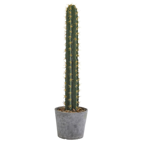 41 Cactus in Stone Planter Artificial Plant