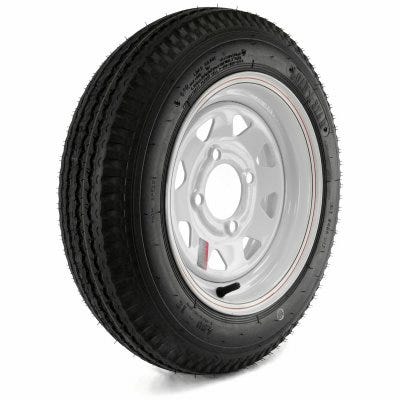 Loadstar Trailer Tireamp 4-Hole Custom Spoke Wheel 480-12 LRC