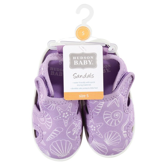 Hudson Baby Infant Toddler And Kids Girl Sandal And Water Shoe Sea Shell