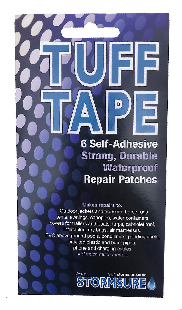 TUFF Tape Assorted Self Adhesive Patch Set 6-Pack， waterproof and airtight