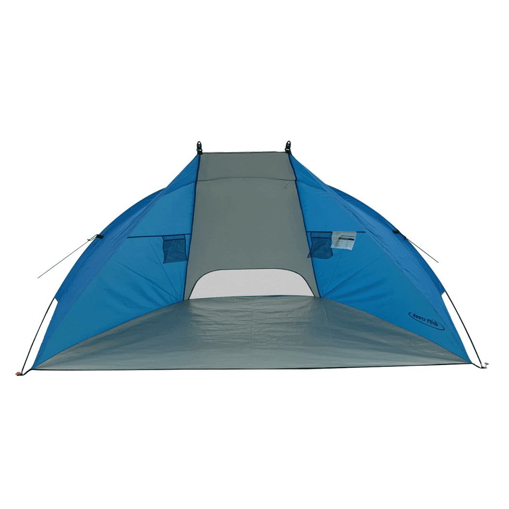 Drift Creek Outdoor Canopy Beach Shelter Sun Shade Tent with Carry Bag， Blue