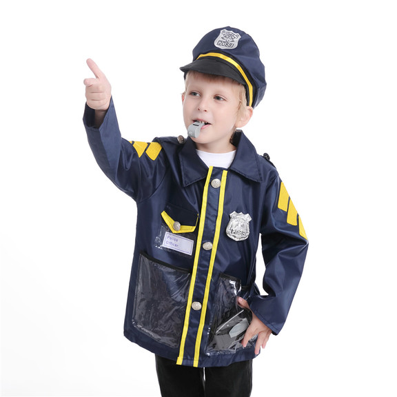 TOPTIE Police Costume for Kids  Christmas Role Pla...