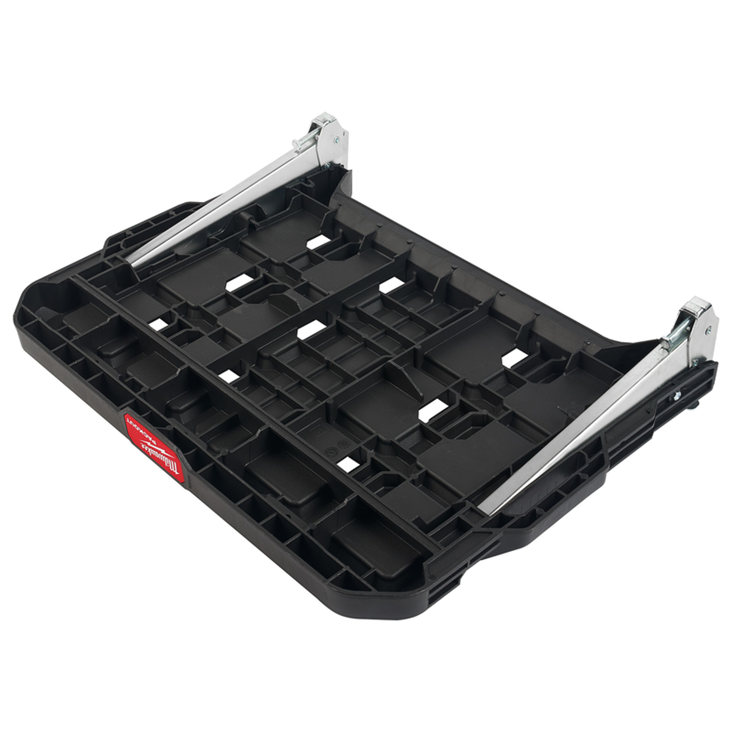 MW Packout 3.9 in. H X 21 in. W X 16.6 in. D Black Metal/Plastic Shelf Rack