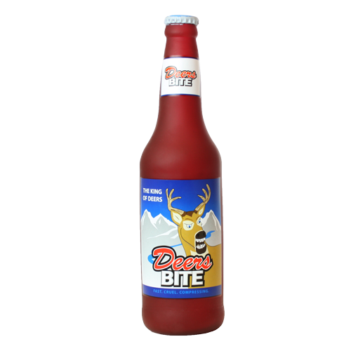 Silly Squeakers® Bottles: Deers Bite - Dog Toy