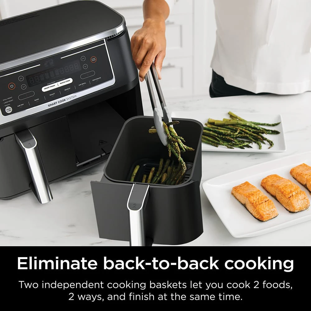 Clearance Sale - Air Fryer with 2 Independent Frying Baskets