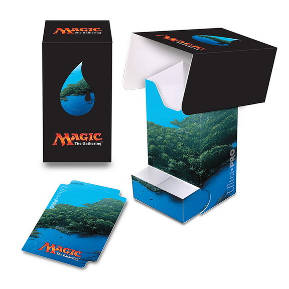 Magic Deck Box   Mana Blue  5