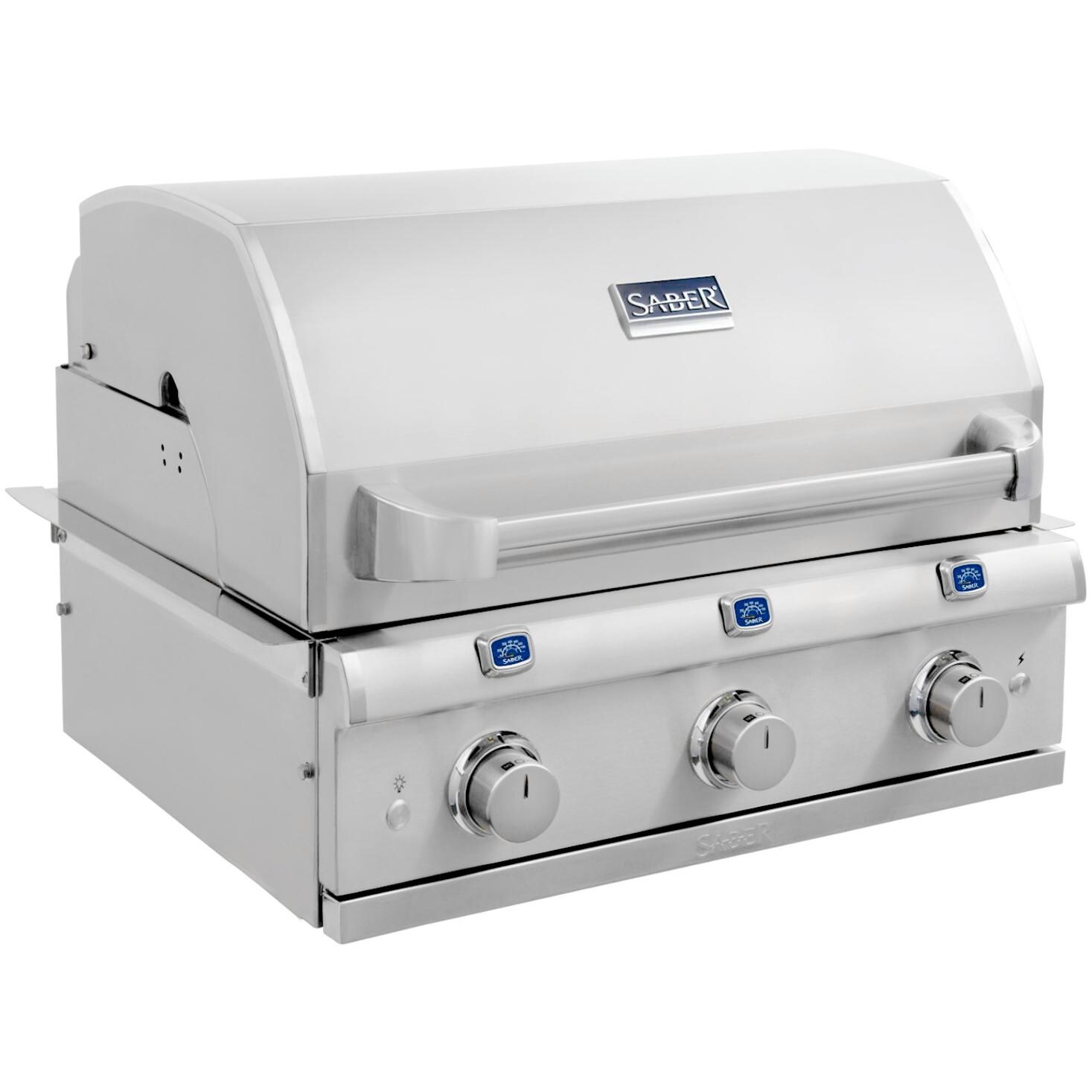 Saber Elite 1500 32-Inch 3-Burner Built-In Infrared Natural Gas Grill