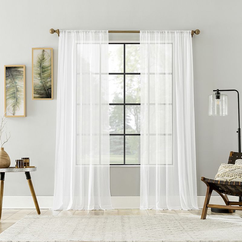 Archaeo Coralie Rod Pocket Sheer 1 Curtain Panel