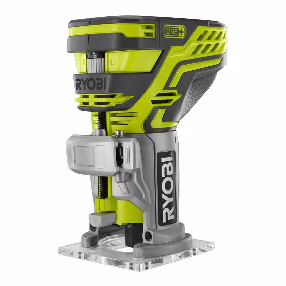 RYOBI 18-Volt ONE+ Lithium-Ion Cordless Fixed Base Trim Router w/Tool Free Depth Adjustment and Orbital Jig Saw (Tools Only) and#8211; XDC Depot