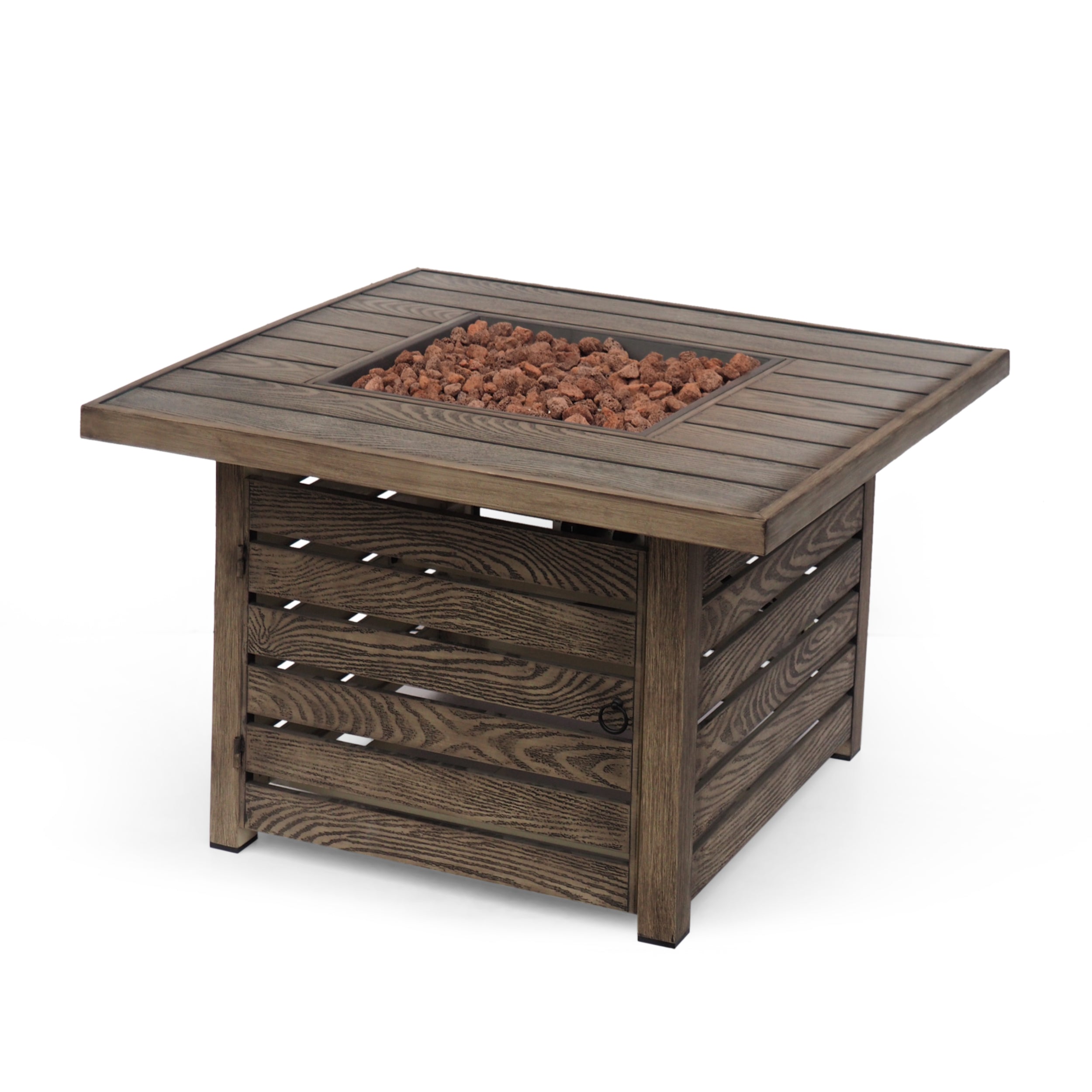 Fannin Outdoor 50,000 BTU Square Fire Pit