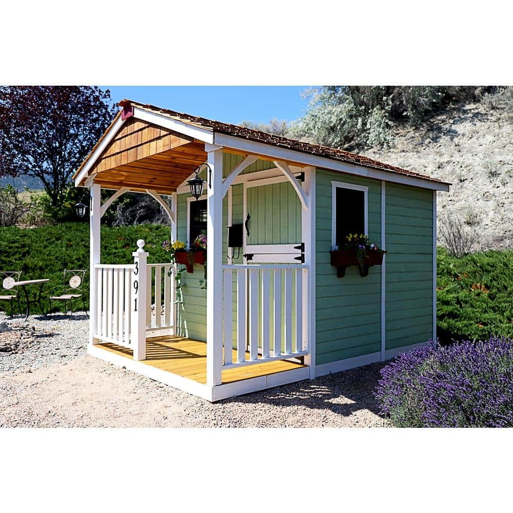 Outdoor Living Today Santa Rosa 12 ft. x 8 ft. Cedar Garden Shed SR812