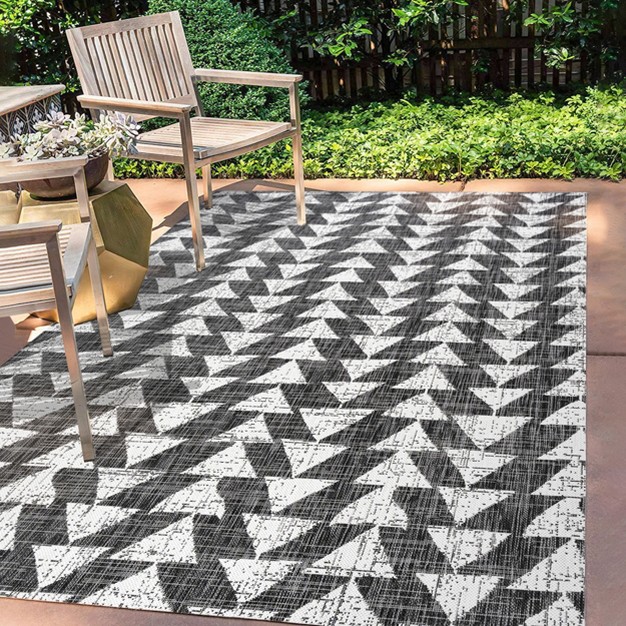 Andratx Modern Geometric Indoor outdoor Area Rug Jonathan Y