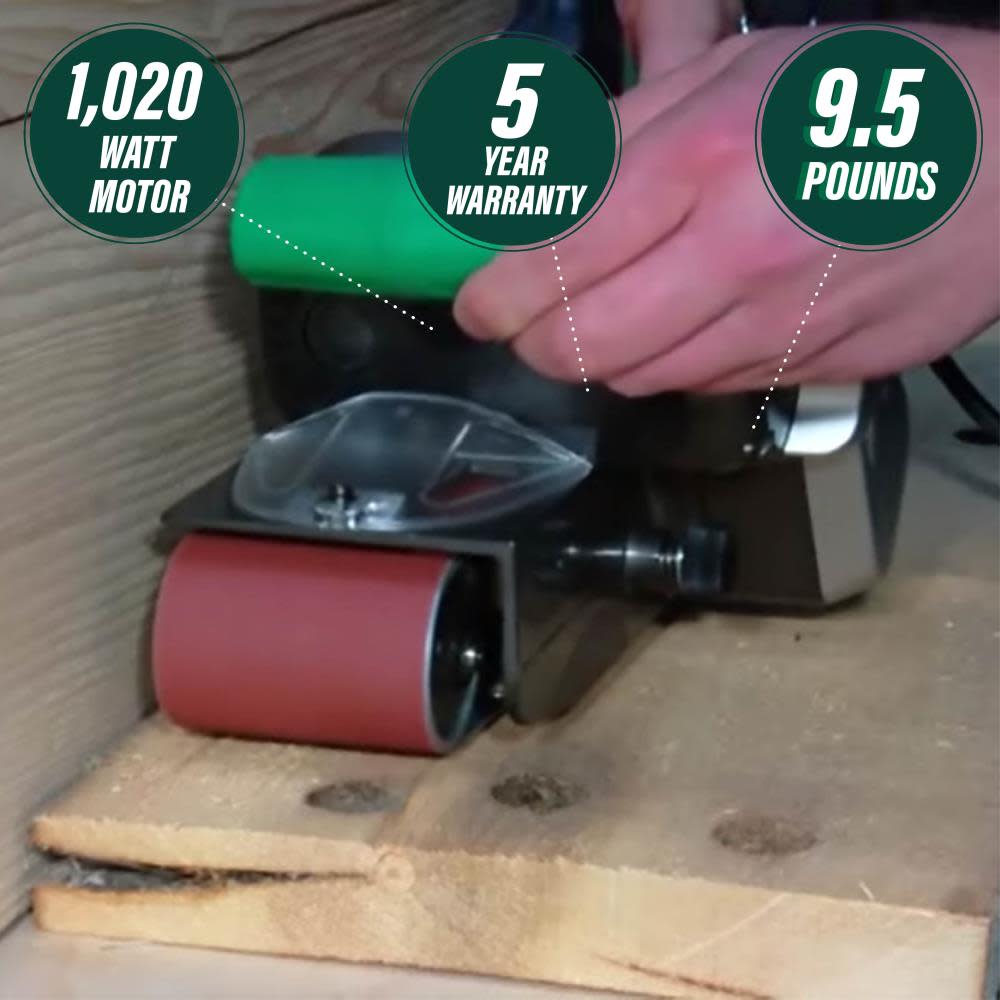 3 In x 21 In Variable-Speed Belt Sander ;