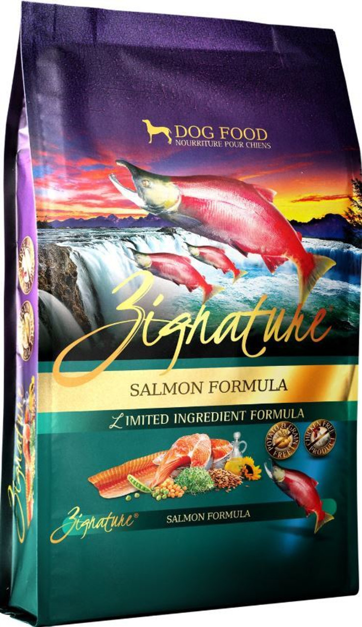 Zignature Grain Free Limited Ingredient Salmon Dry Dog Food， 27 Lbs.