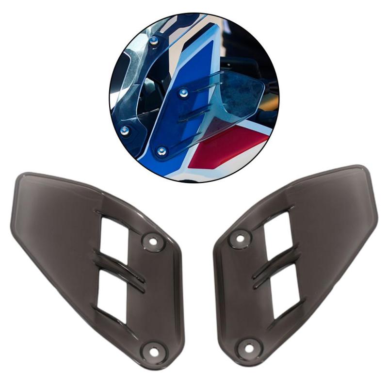 2Pcs Windshield Deflector Upper Wind Deflectors Kit Fit for Honda Crf1000 Motorbike