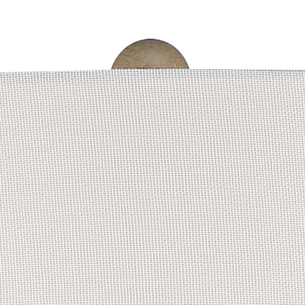 High Beige Hammered Off White Linen Drum Shade For Bedroom Living Room Bedside Nightstand Home