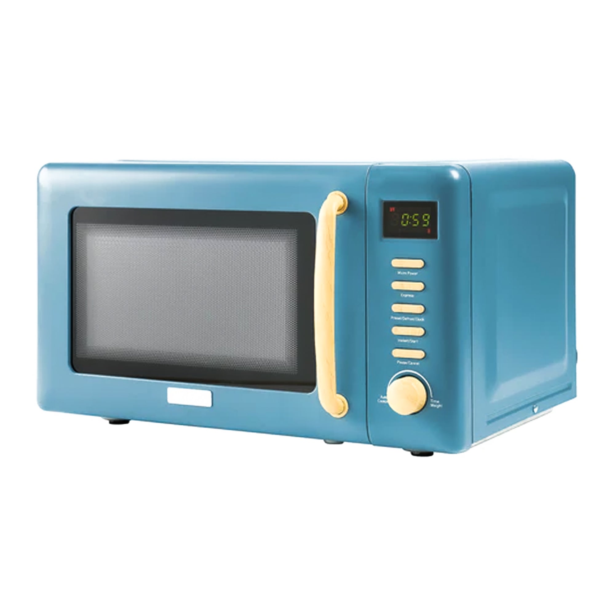 Haden Dorchester 700W Over the Range Compact Home Kitchen Microwave, Stone Blue